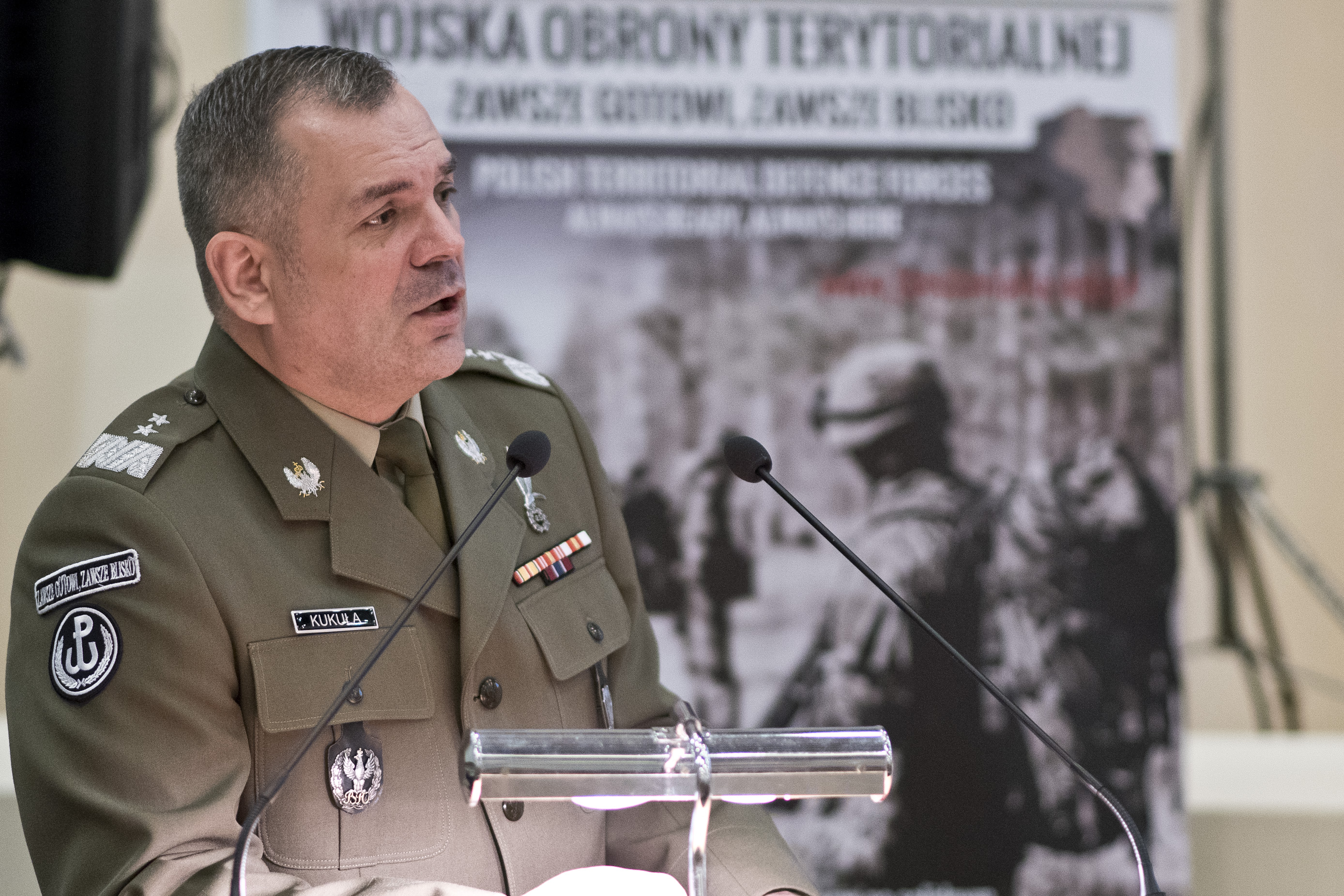 dowódca WOT gen. dywizji Wiesław Kukuła